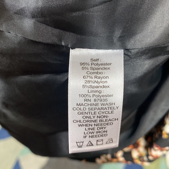 LOGO by Lori Goldstein floral coat - Picture 6 of 10